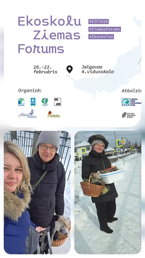 EKO skolu ziemas forums Jelgavā